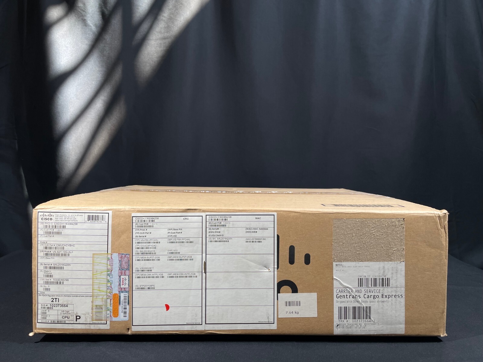 New Cisco VS-S2T-10G-XL - VS-SUP2T-10G - Supervisor Engine - SAME DAY SHIPPING