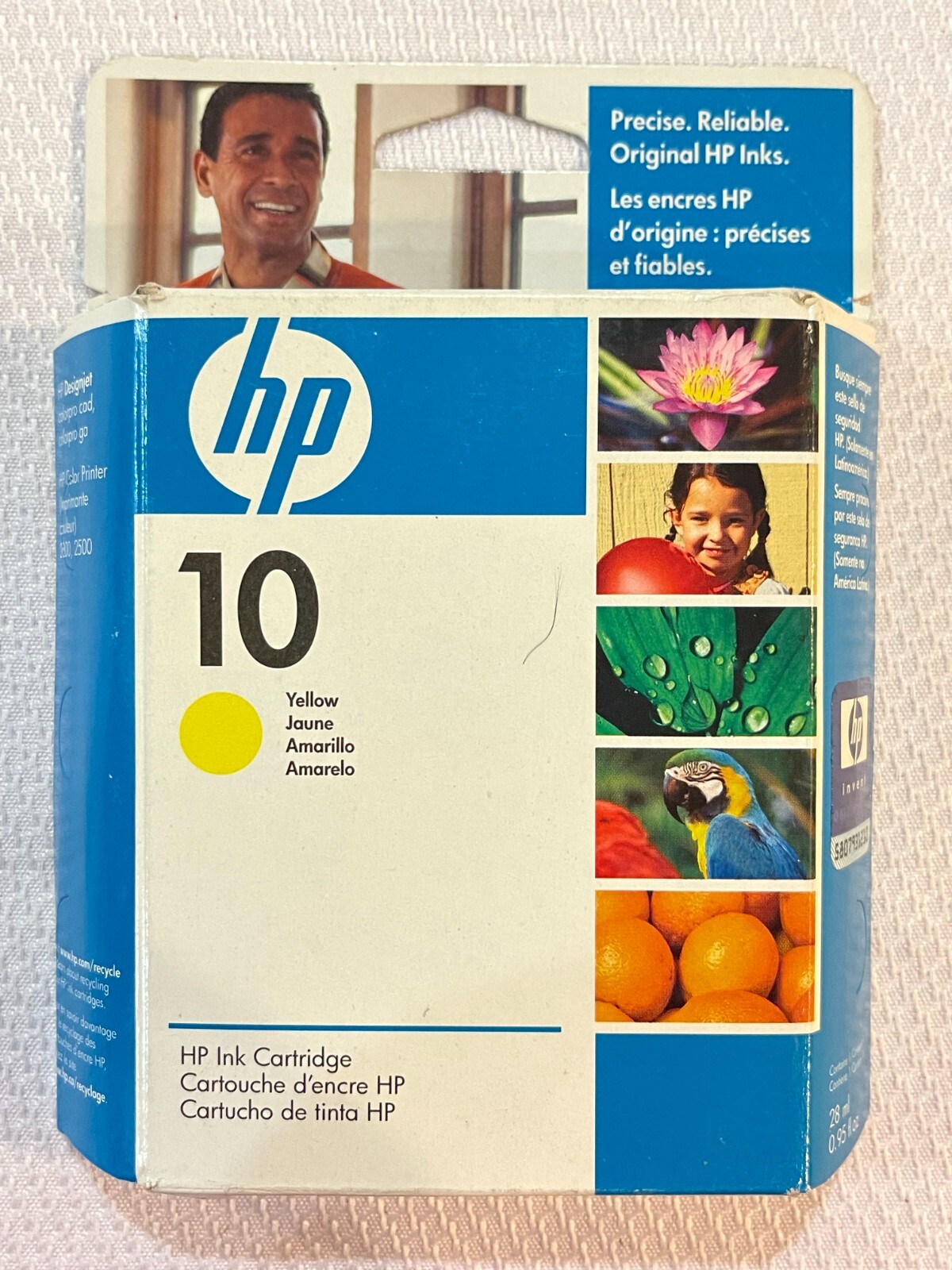 Genuine - HP 10 - Yellow - Ink Cartridge - C4842A - Best By 05/2011 - 