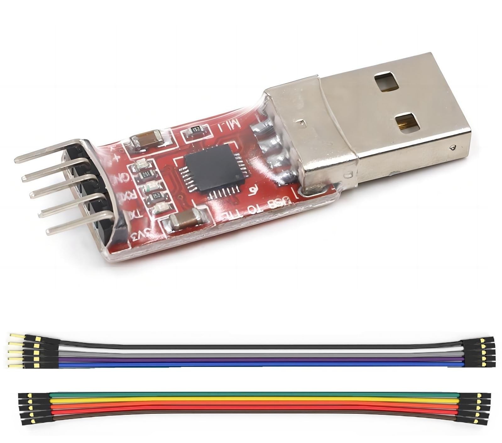 WWZMDiB Mini USB 2.0 to TTL Converter Serial Adapter 3.3V 5V Compatible with...