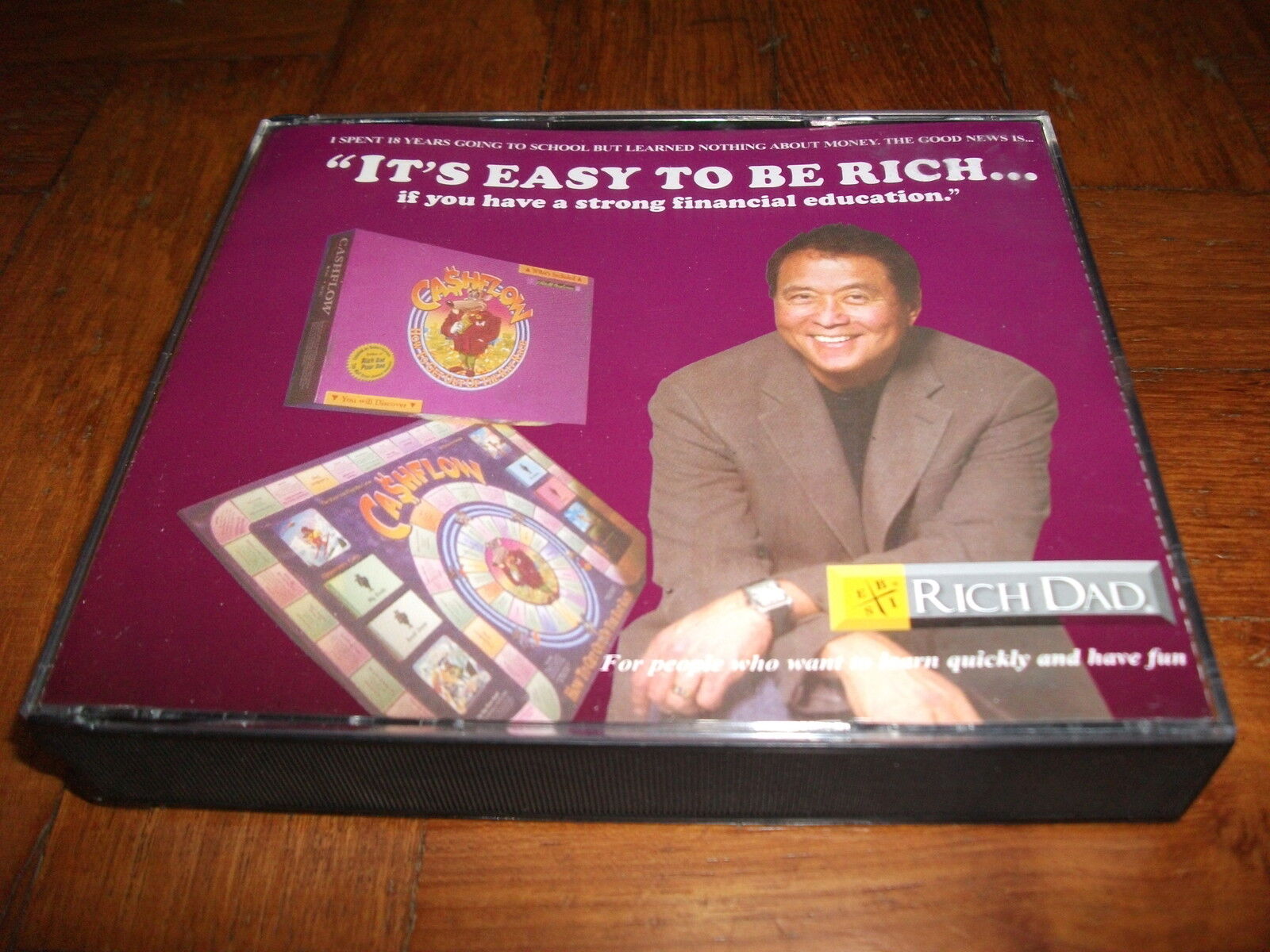3 CDs from Cashflow 101 Kiyosaki Rich Dad It's Easy to be Rich 