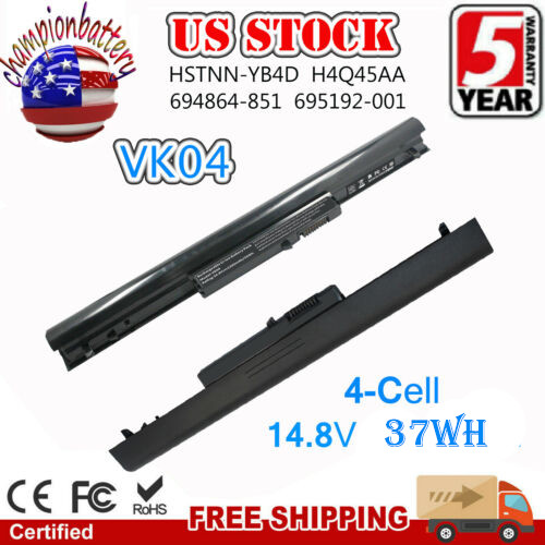 Battery For HP Pavilion Sleekbook 15.6"15-b 695192-001 694864-851 695192-001