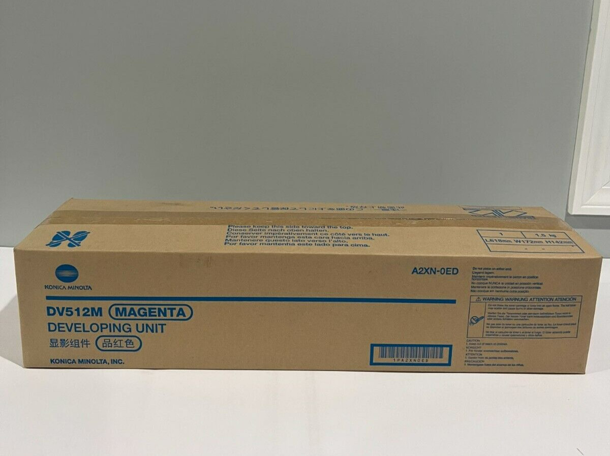 Konica Minolta DV-512M Magenta A2XN0ED  Genuine Developing Unit Bizhub C554 C454