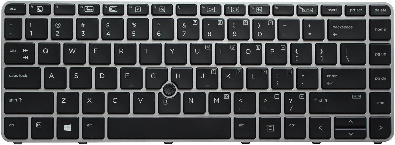 Original NEW HP EliteBook 745 840 G3 G4 Backlit Keyboard 901042-001 903008-001