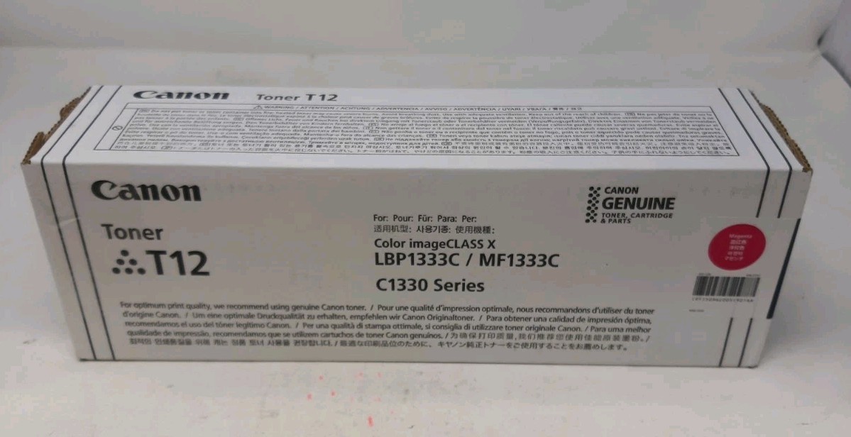 GENUINE Canon T12 5097C005AA MAGENTA Toner Cartridge