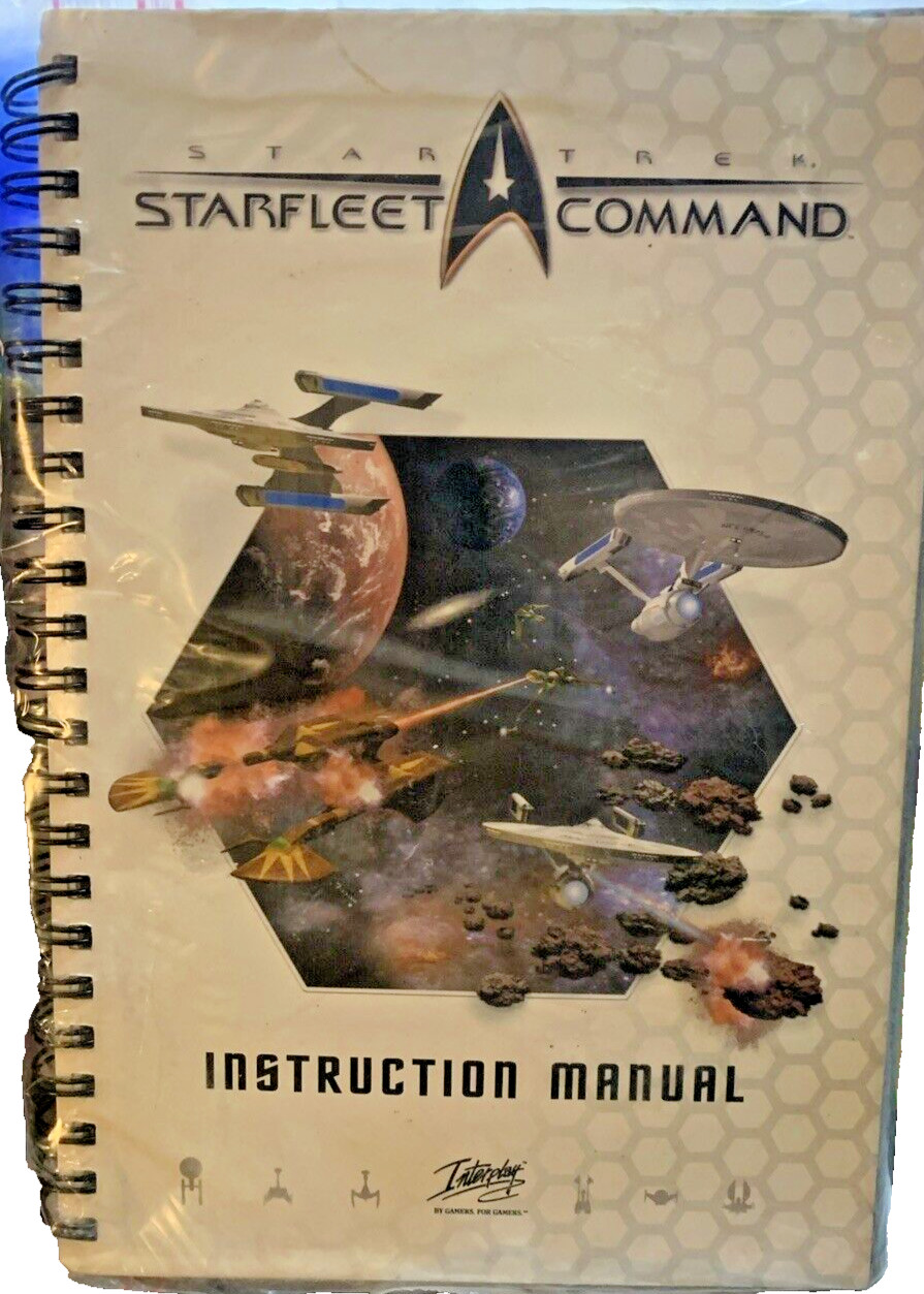 Star Trek Starfleet Command Instruction Manual, 164 pages 1999 Interplay PC Game