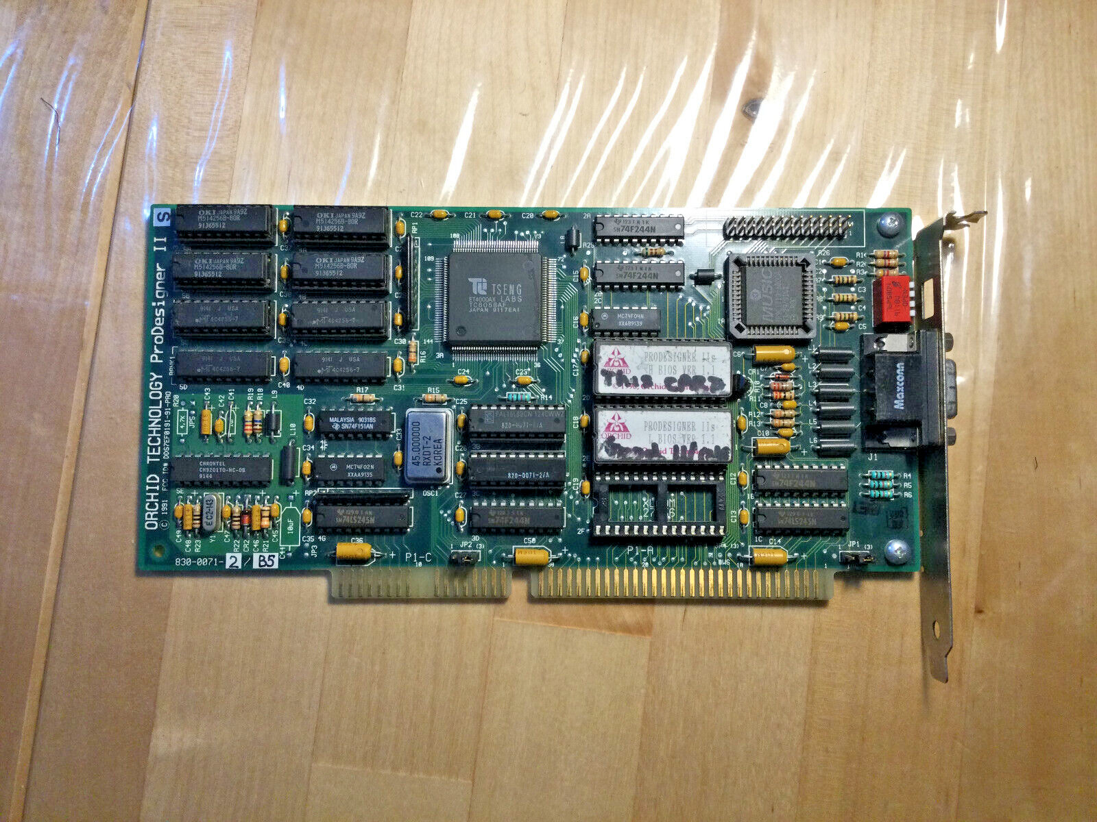 UNTESTED - Orchid Technology ProDesigner II - ISA VGA Video Graphics Card