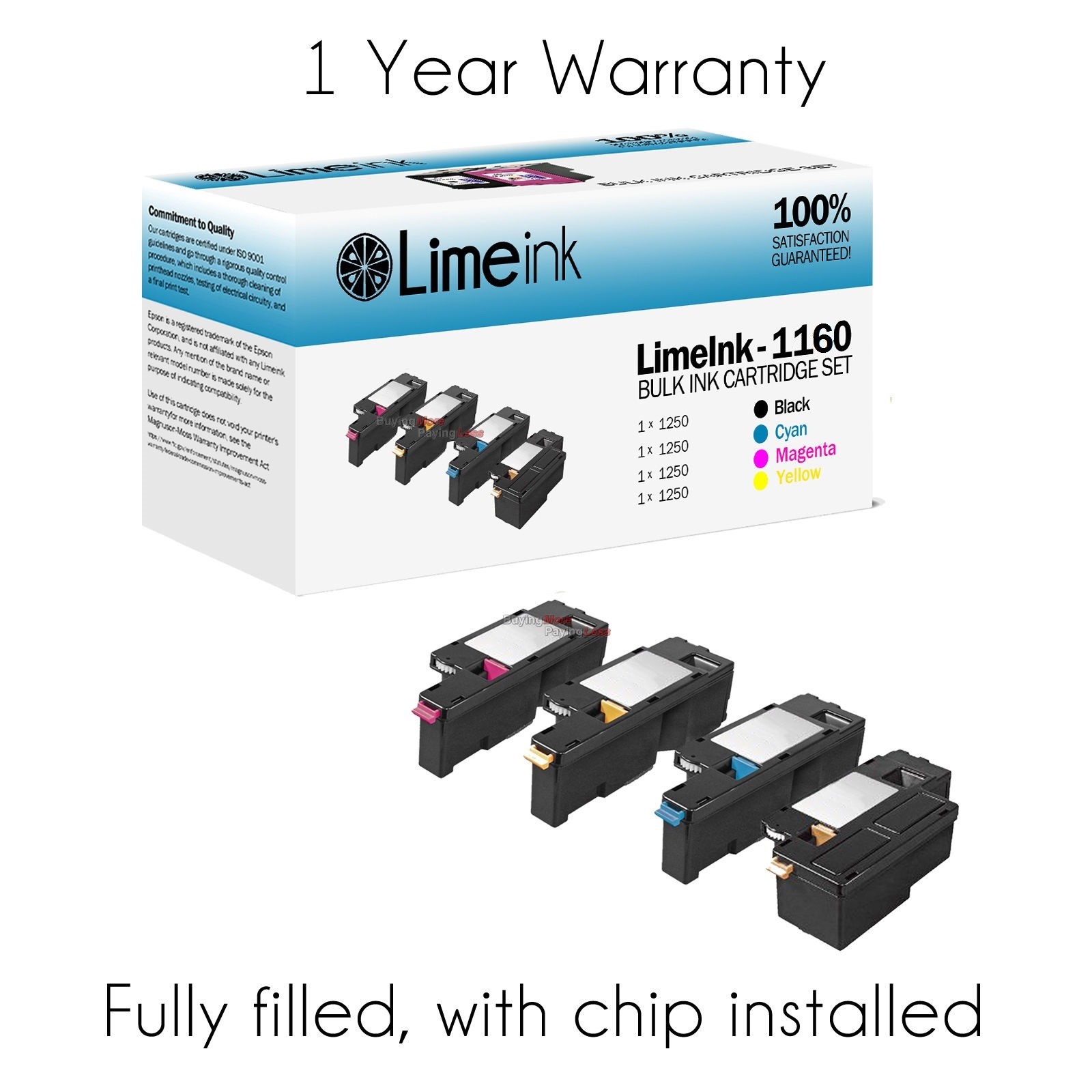 4 1660w Toner Cartridge Black Color For Dell Laser C1660 C1660w C1660cnw 1660