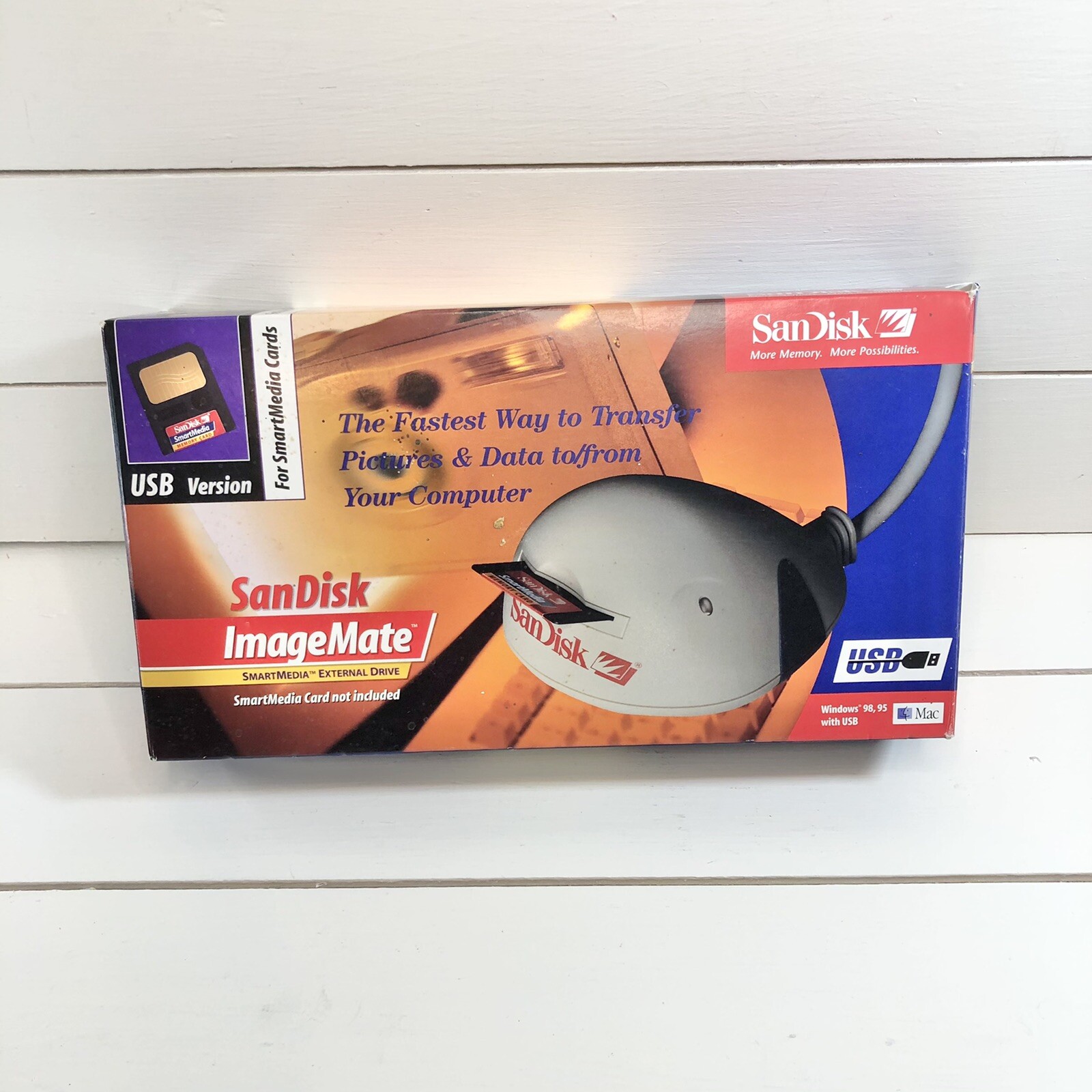 Vintage Computer SanDisk ImageMate External Drive SmartMedia Cards Memory USB