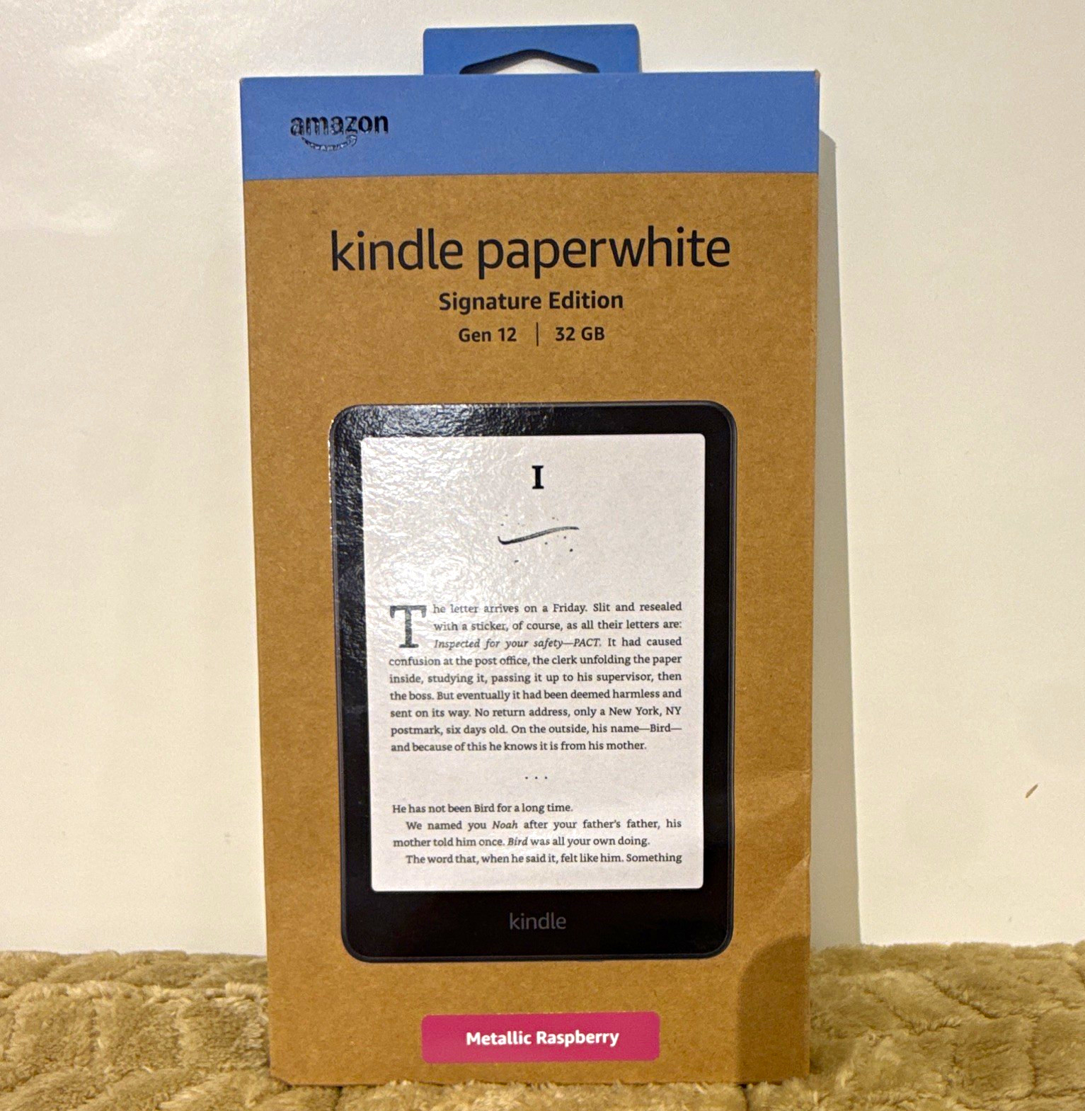 Amazon Kindle Paperwhite Signature Edition 12th Gen 32GB 7in Wi‑Fi Raspberry