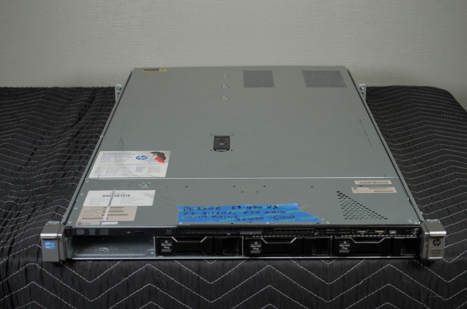 HP ProLiant DL320e Gen8 Server Xeon E3-1220 V2 3.1GHz Quad-Core, 8GB RAM