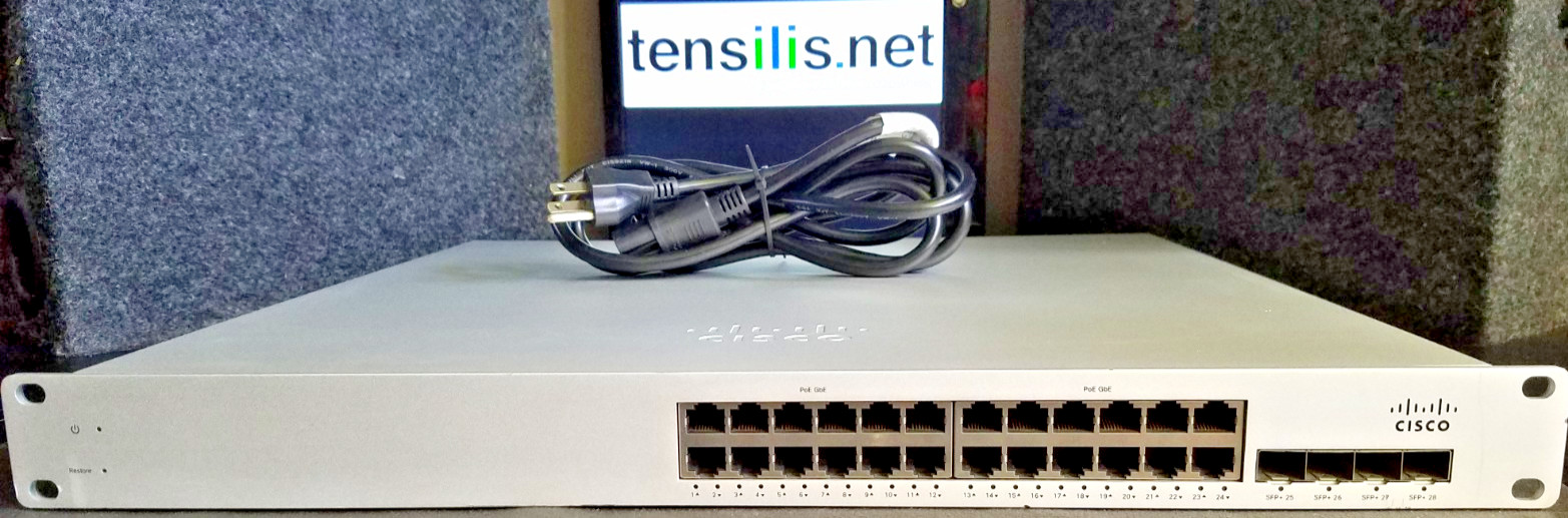 CISCO MERAKI MS320-24P-HW SWITCH | UNCLAIMED | CERTIFIED RESET