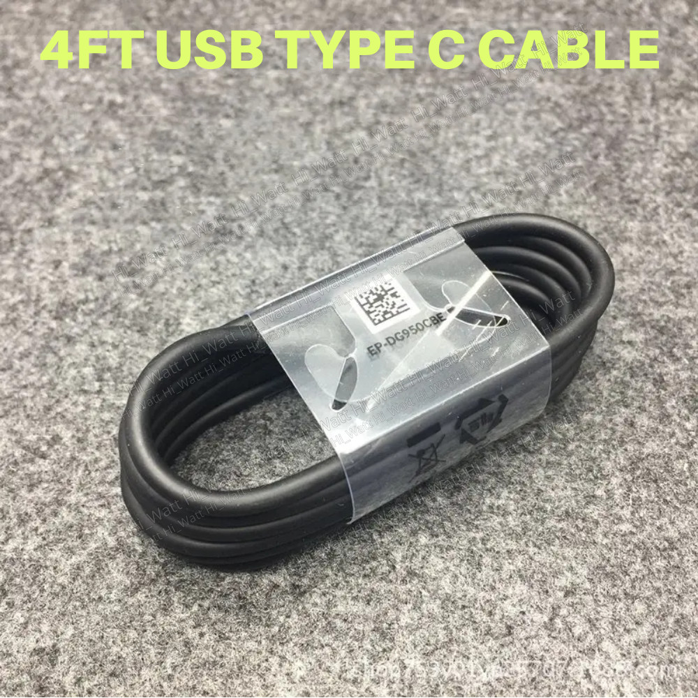 4FT USB-C to USB-A Cable Fast Charge Type C Charging Cord Rapid Sync Charger