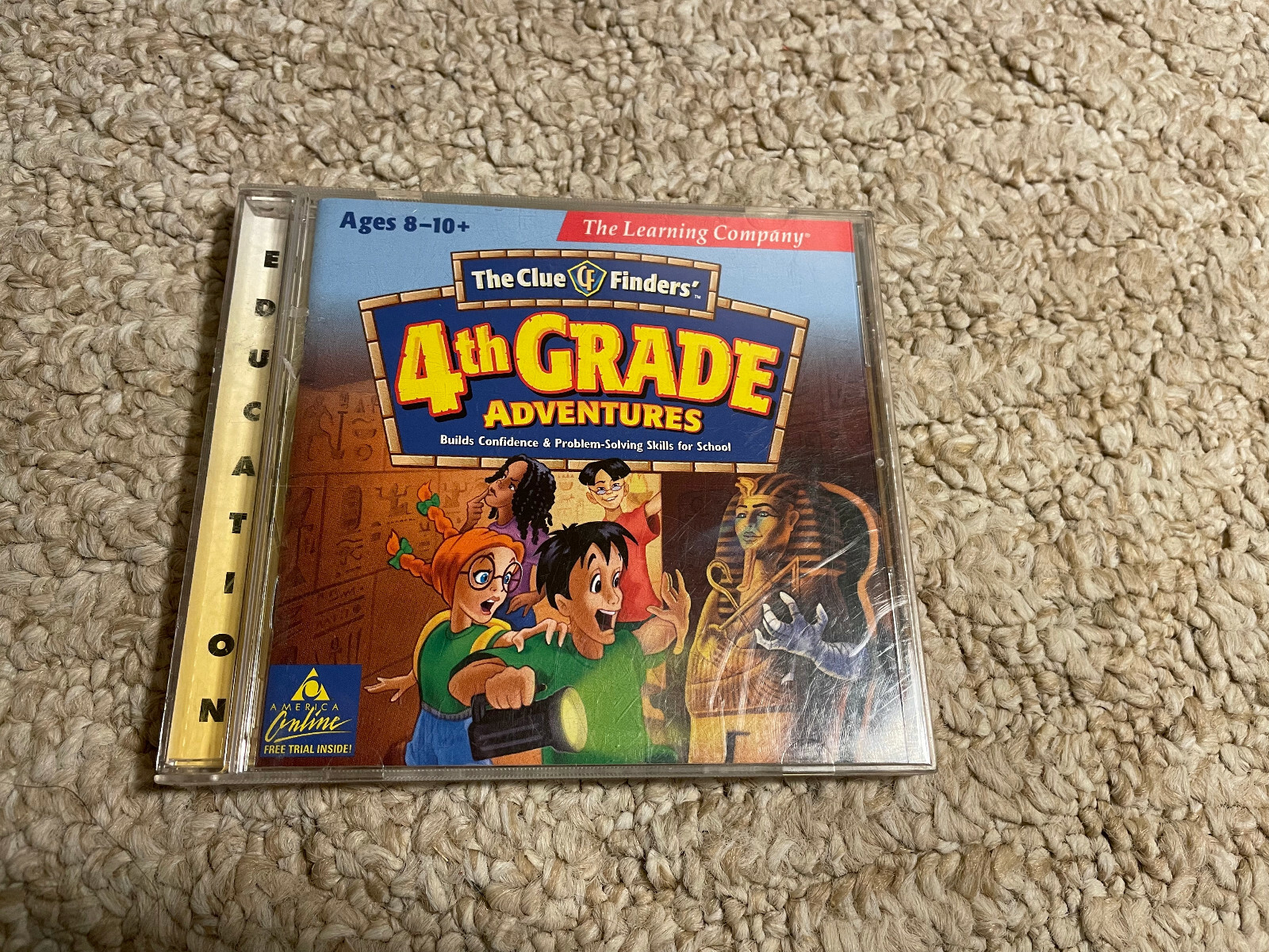 Clue Finders 4th Grade Adventures: Puzzle of the Pyramids for WIN & MAC. CD