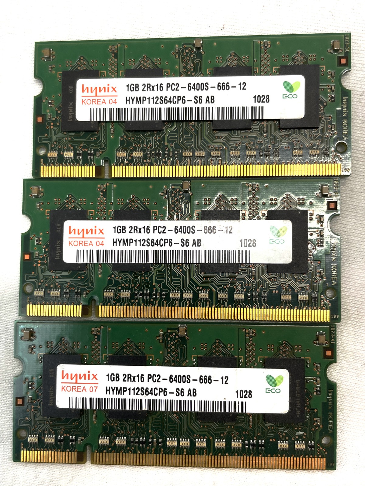 Lot DDR2 SODIMM Laptop RAM 1GB 2GB PC2-5300 PC2-6400 hynix Samsung Crucial PNY