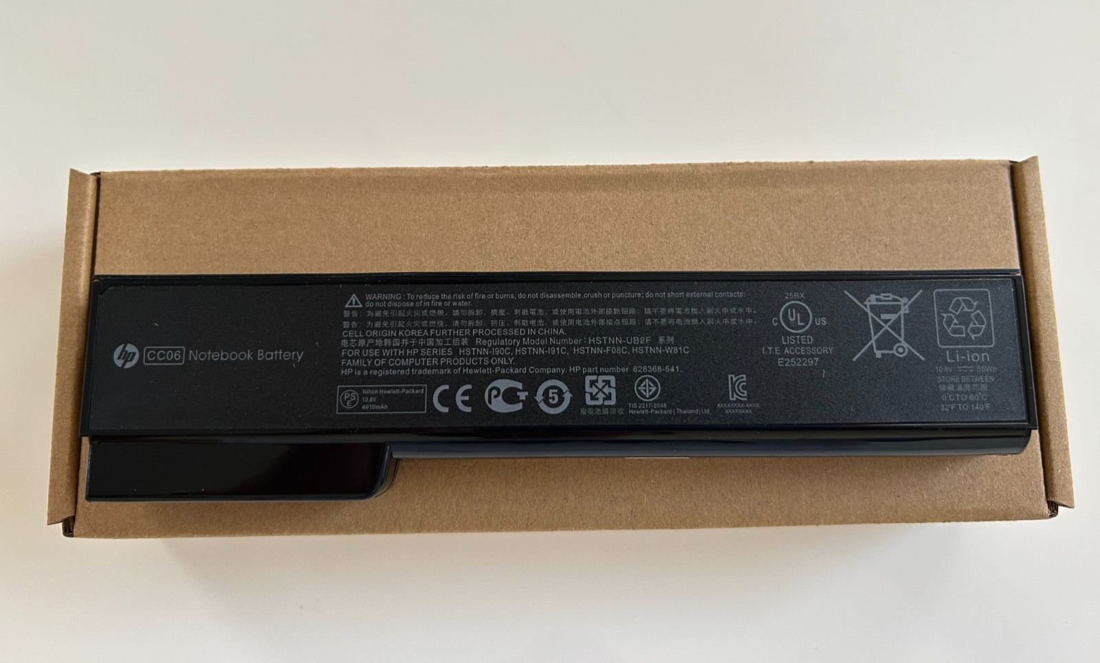 OEM HP CC06 Battery EliteBook 8460W 8460P 8560P 8470P ProBook 6560b 6460b 6360b