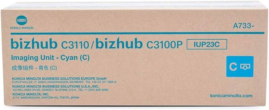 Original Konica Minolta IUP23C Imaging Unit Cyan. New Sealed Box, We Ship Fast