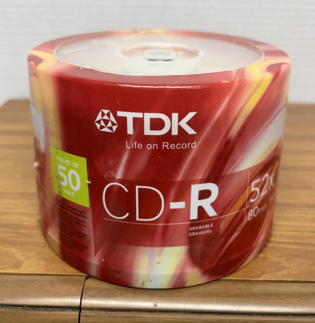 TDK CD-R Data 80 Minute 700 MB 52x 50 Pack Spindle Brand-NEW Sealed