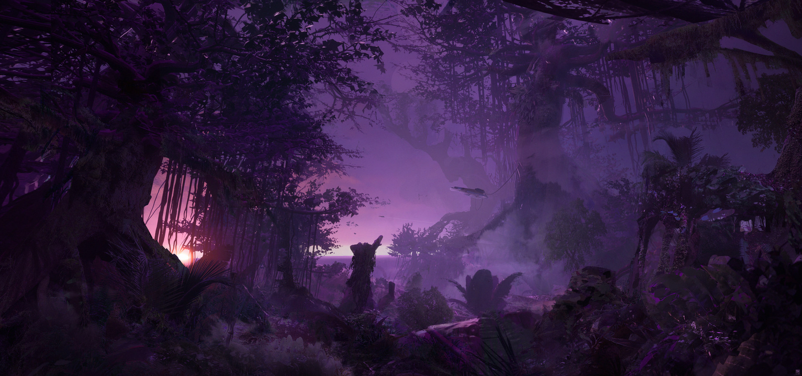 Landscape  art Custom Gaming Mat Desk
