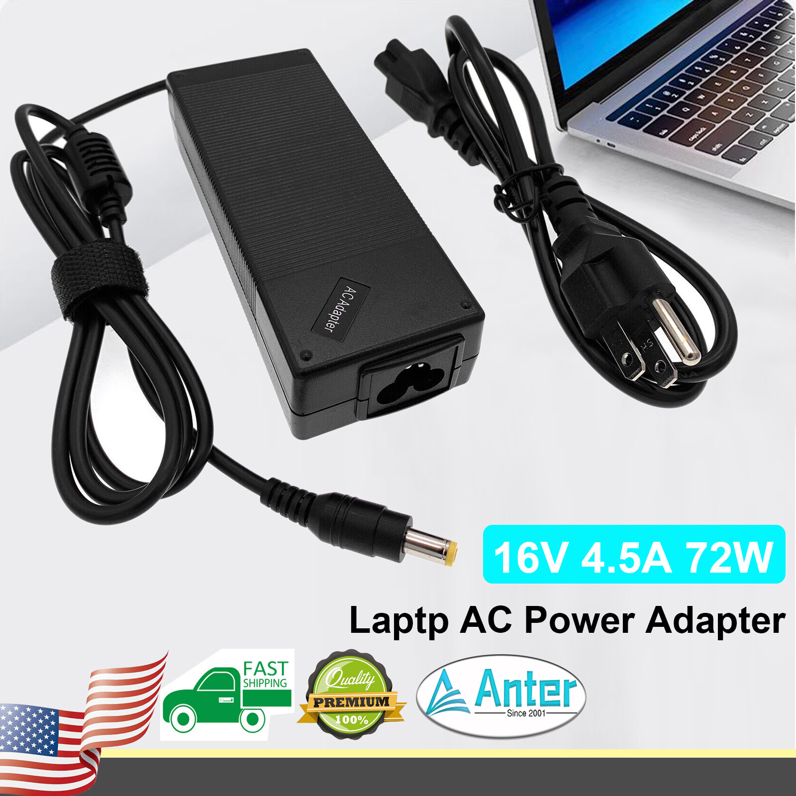 AC Adapter Charger Power Supply Cord for Philips Magnavox 15MF605T/17 LCD 72W