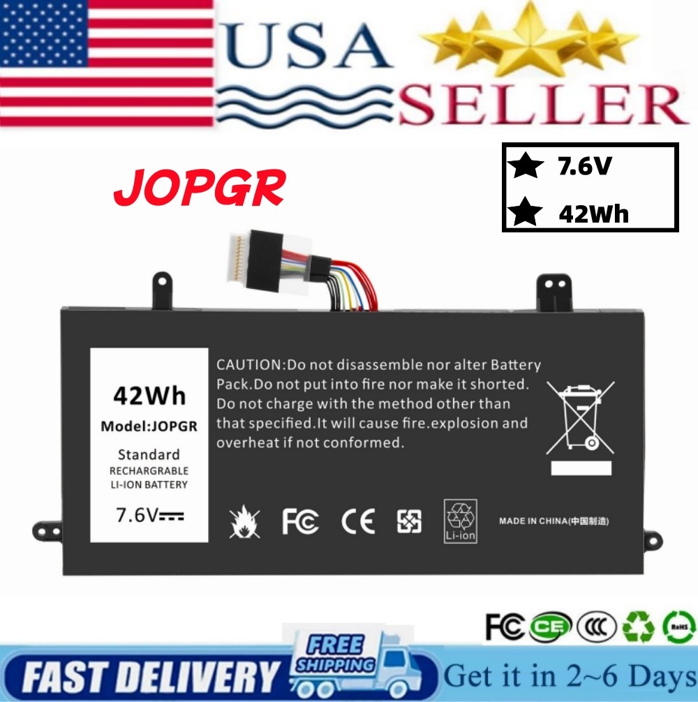 42Wh J0PGR JOPGR Battery For Dell Latitude 5285 5290 E5285 2-in-1 Series