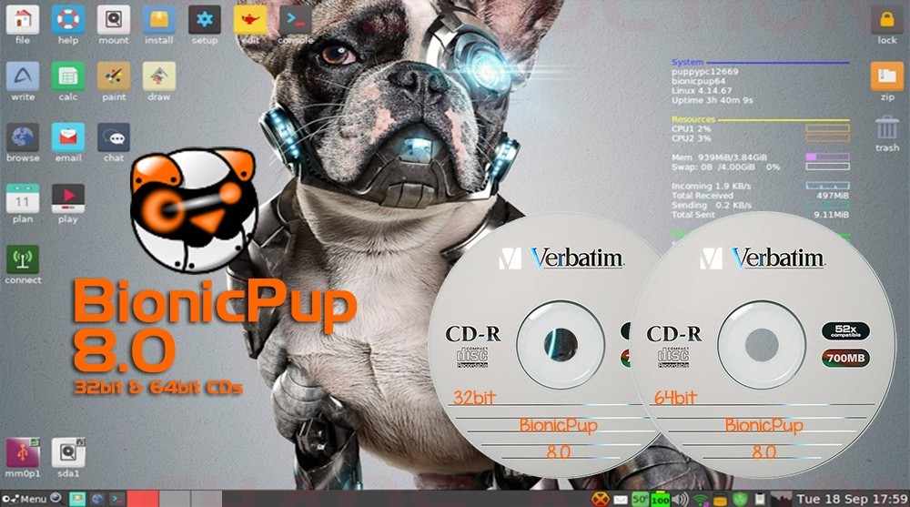 PUPPY Linux OSes Install & Live CD / DVD Editions