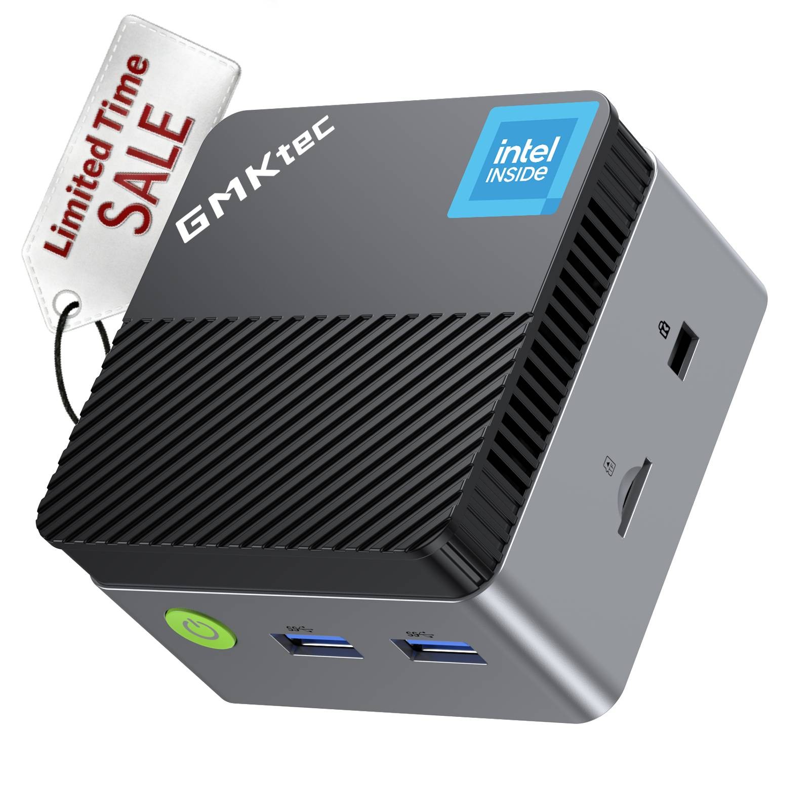 GMKtec G5 Pocket Mini PC Intel N97 3.6GHz 12GB LPDDR5 RAM 256GB SSD Win11 Pro 4K