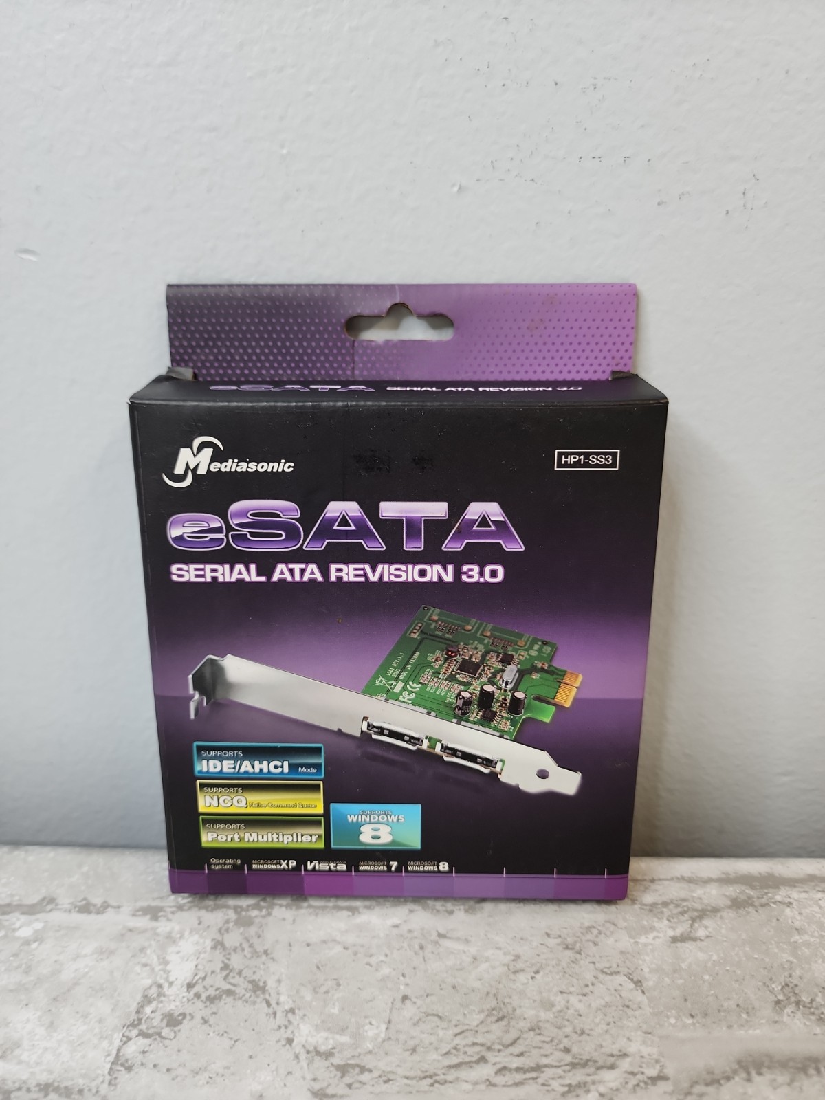 Mediasonic HP1-SS3 2-Port eSATA PCI-Express Card SATA III 6G Port Multiplier