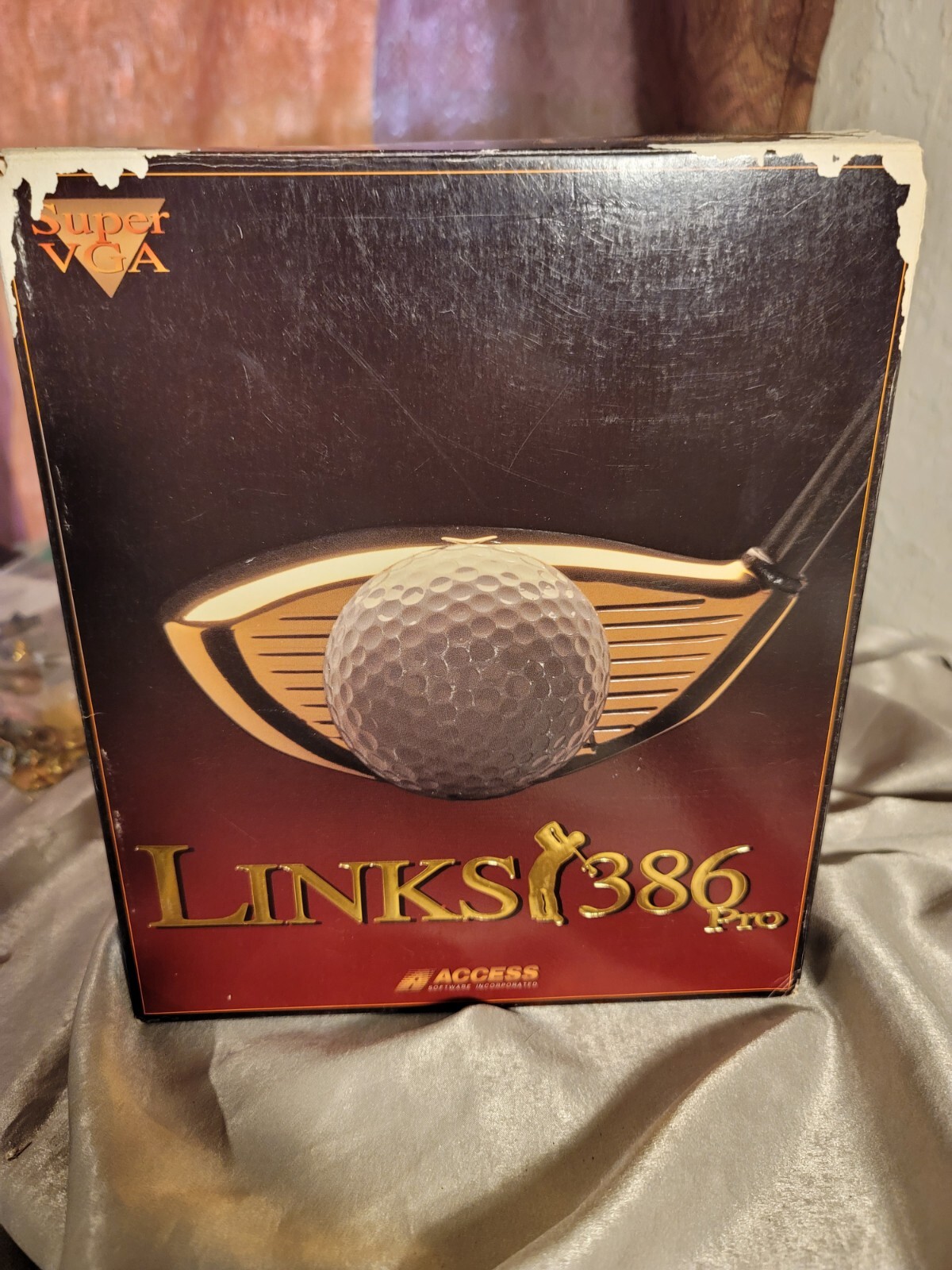 LINKS 386 PRO 1992 ACCESS SOFTWARE GOLF SIM SPORTS PC GAME DOS 3.5" 