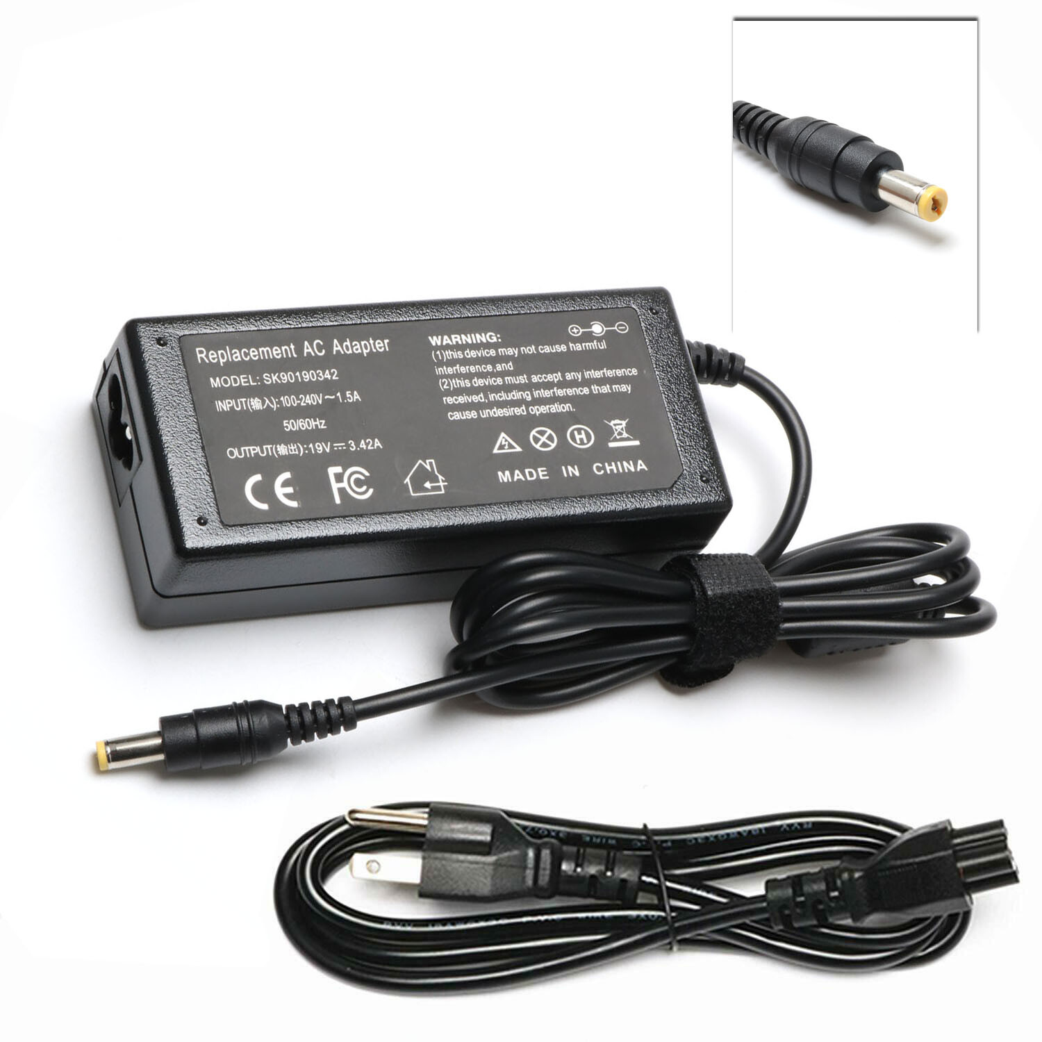 AC Adapter For Acer R221Q R240HY R251 R271 LED Monitor Power Charger Cord
