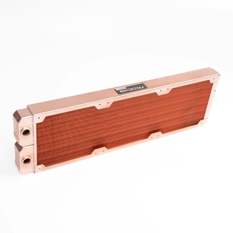 compatible FREEZEMOD 360mm All-red Copper Computer Water Cooling Row 7mm G1/4*2