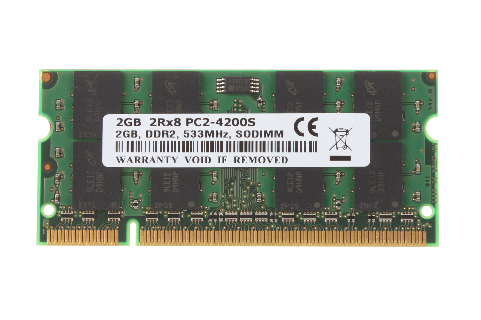 2GB RAM PC2-4200 DDR2-533Mhz 200pin 200PIN Laptop Memory DIMM CL4 pc4200 NON-ECC