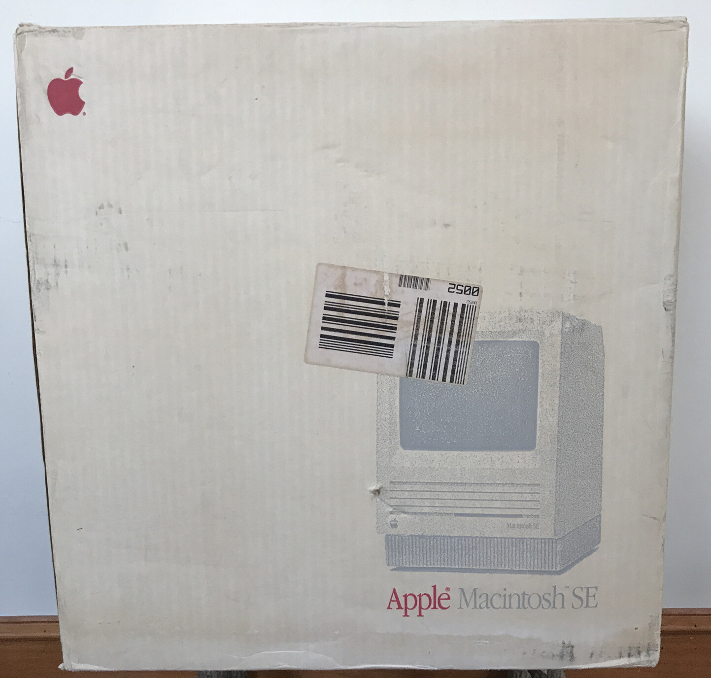 Vintage EMPTY BOX 1986 Apple Macintosh SE Original 19.75" x 19.25" x 15.5"