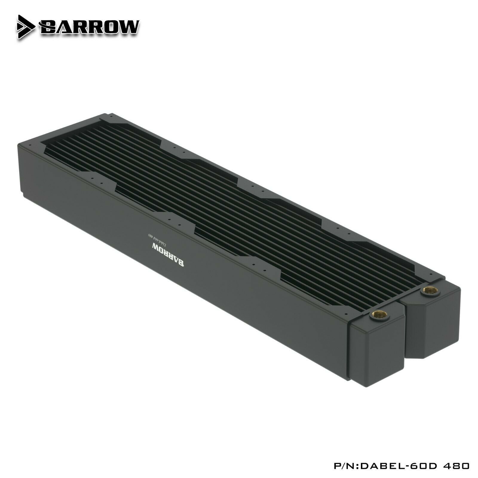 Barrow 480mm Red Copper Radiator 60mm Thick High Performance Dabel-60D 480