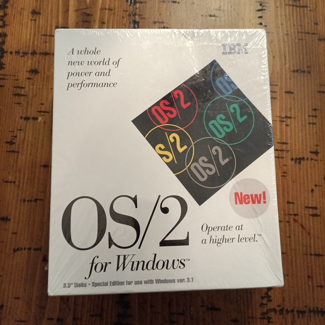 IBM OS/2 Warp for Windows Special Edition v2.1, 3.5" disks NOS Sealed