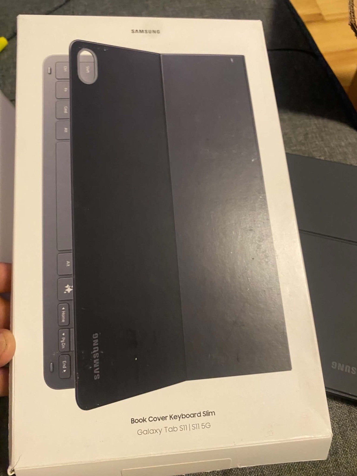 Original Samsung - Galaxy Tab S11 Book Cover Keyboard Slim - Black