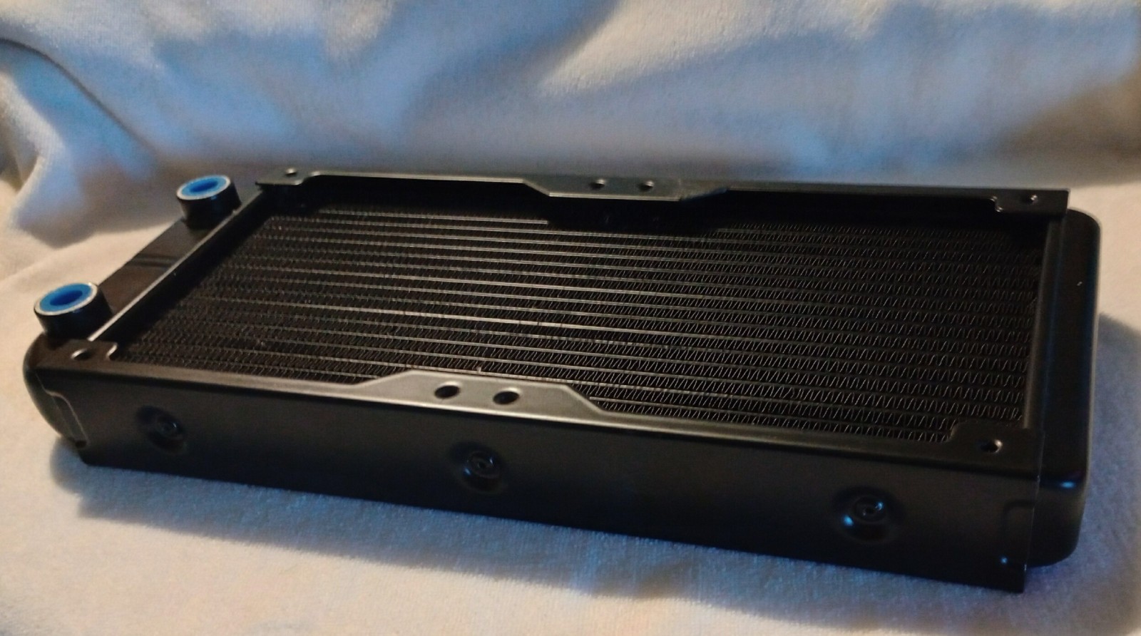 Shott Tech RAD240A Aluminum Water Cooling Radiator, 240mm, Slim Dual, Black