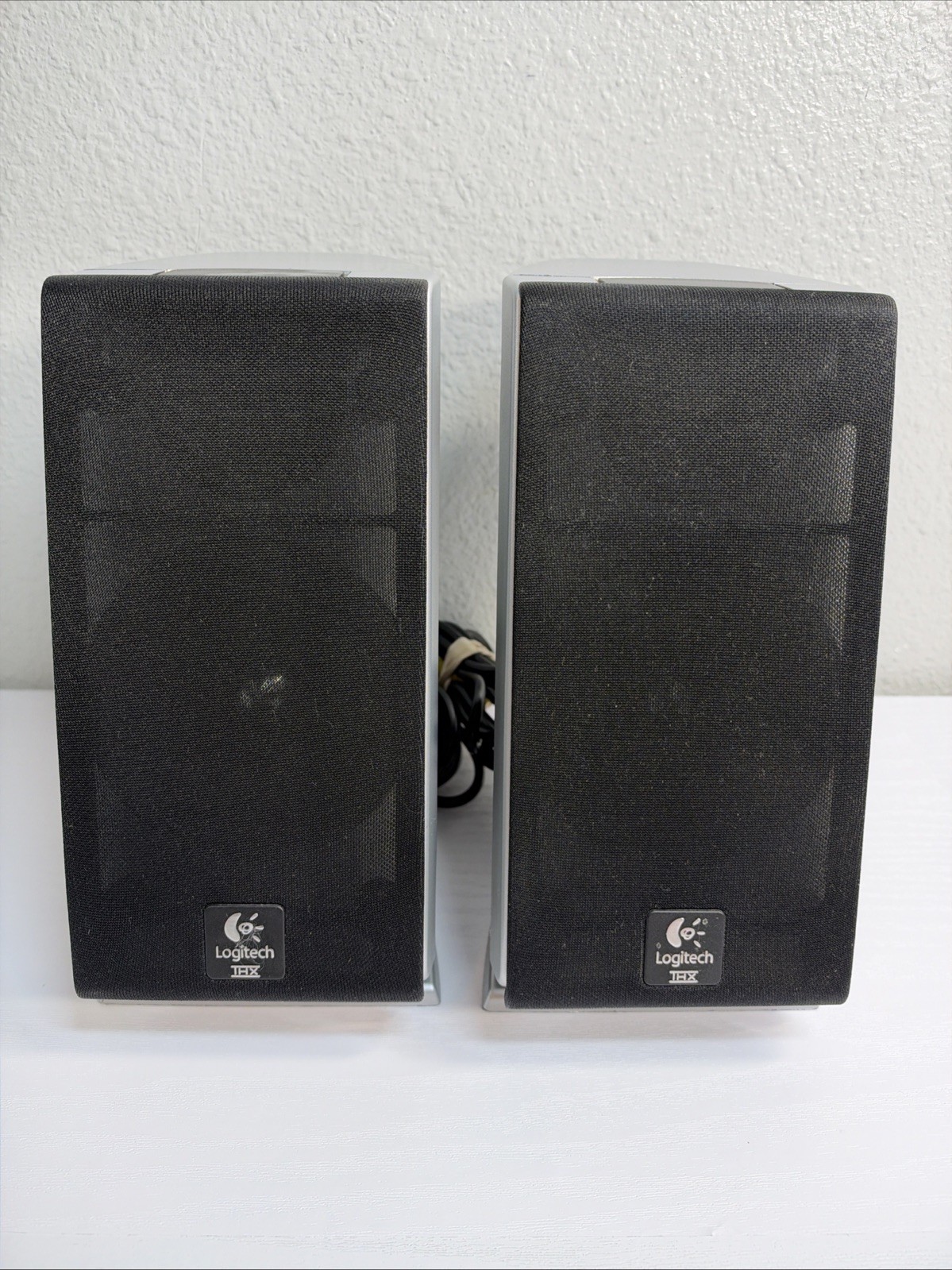 Logitech Z-2300 THX Computer Satellite Replacement Speakers Pair OEM Tested