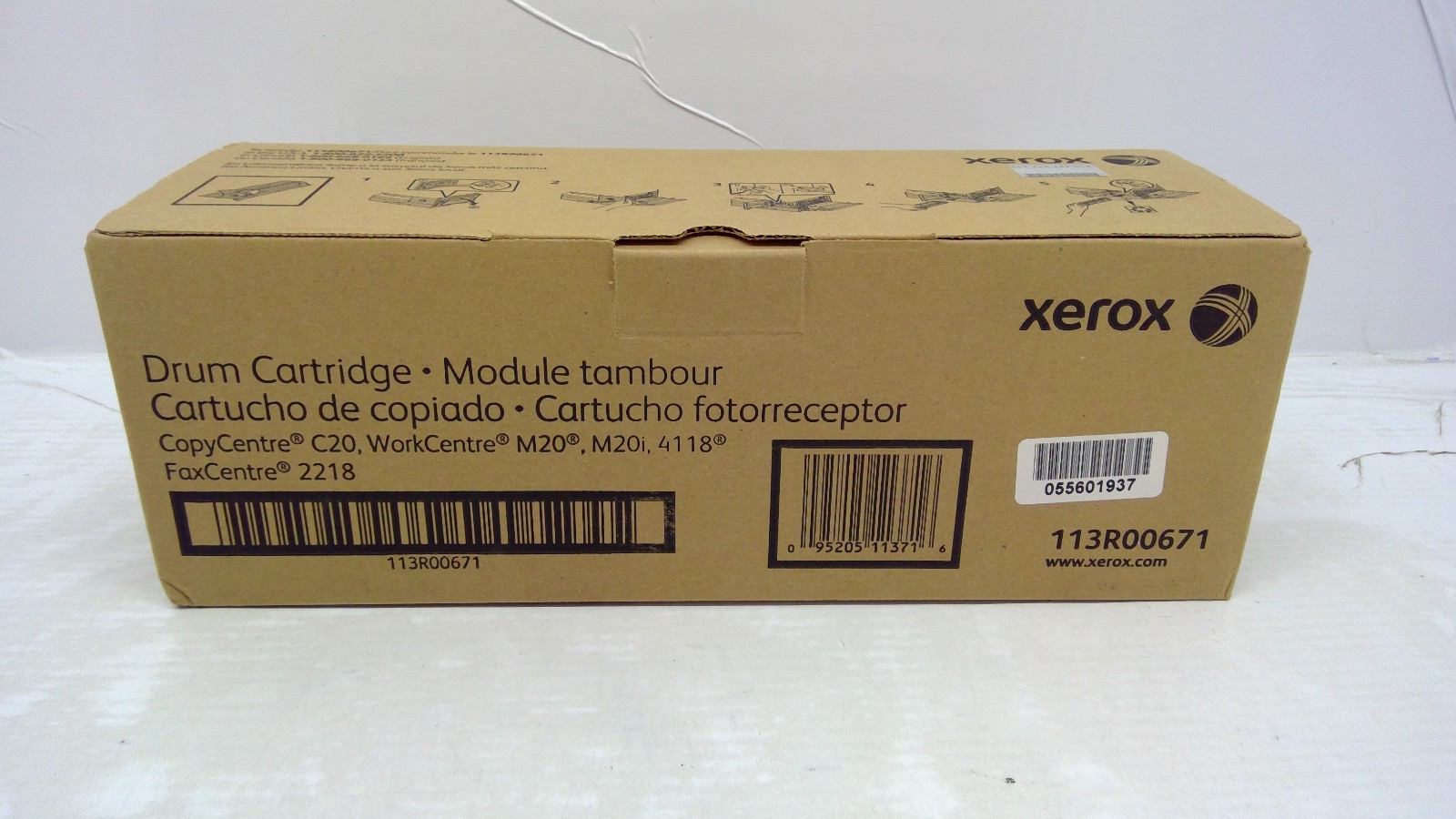 Genuine Xerox C20/2218 Black Drum Cartridge 113R00671  113R671