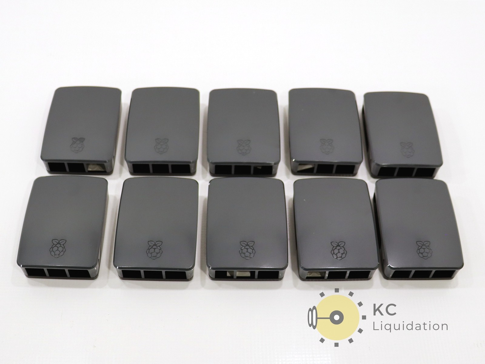 10x Lot Raspberry Pi 4 Model B Case (Black/Gray)