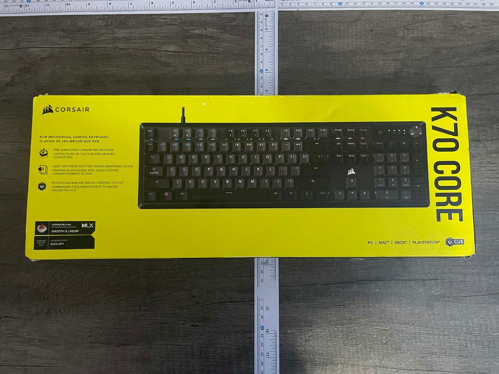 CORSAIR K70 CORE RGB Wired Mechanical Gaming Keyboard