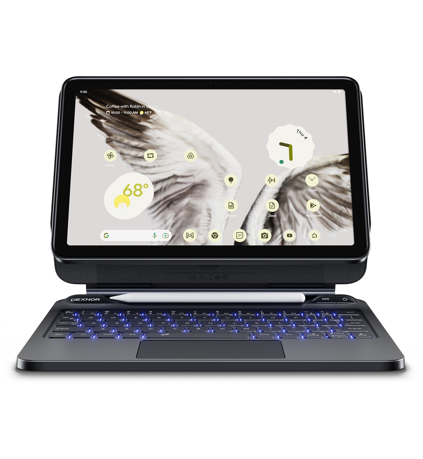 Dexnor Keyboard Case for Google Pixel Tablet 11 inch (2023) Multi-Touch Trackpad