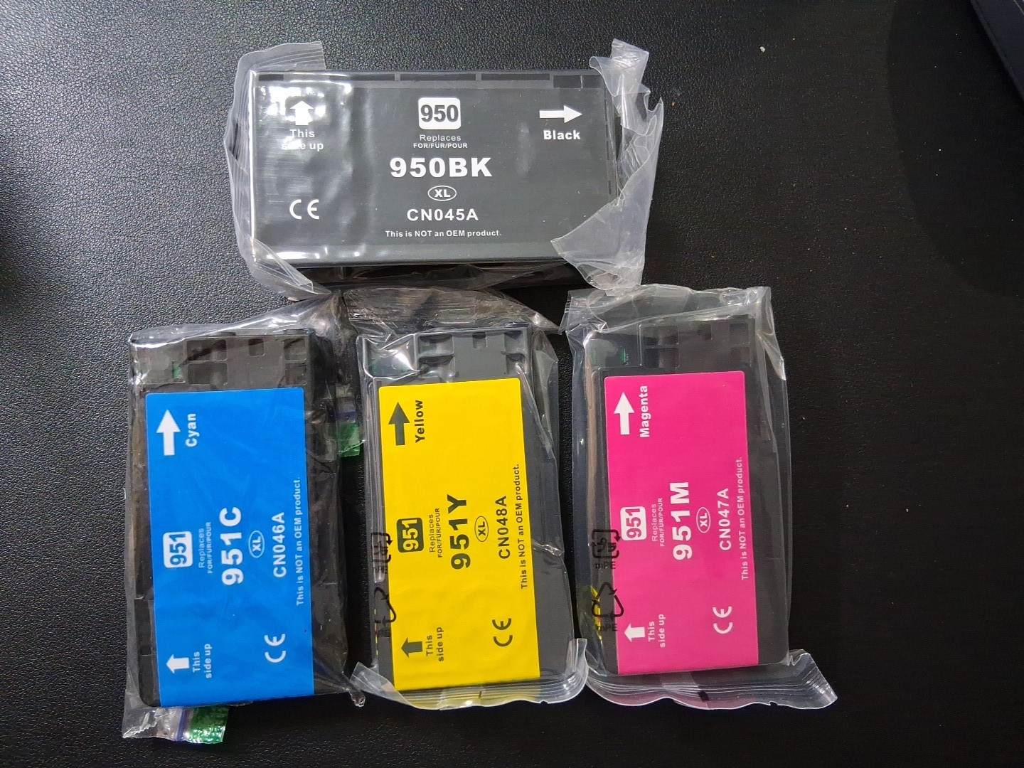 950XL 951XL Ink Cartridges Replacement for HP 950 951 Ink Cartridges Combo 4Pack
