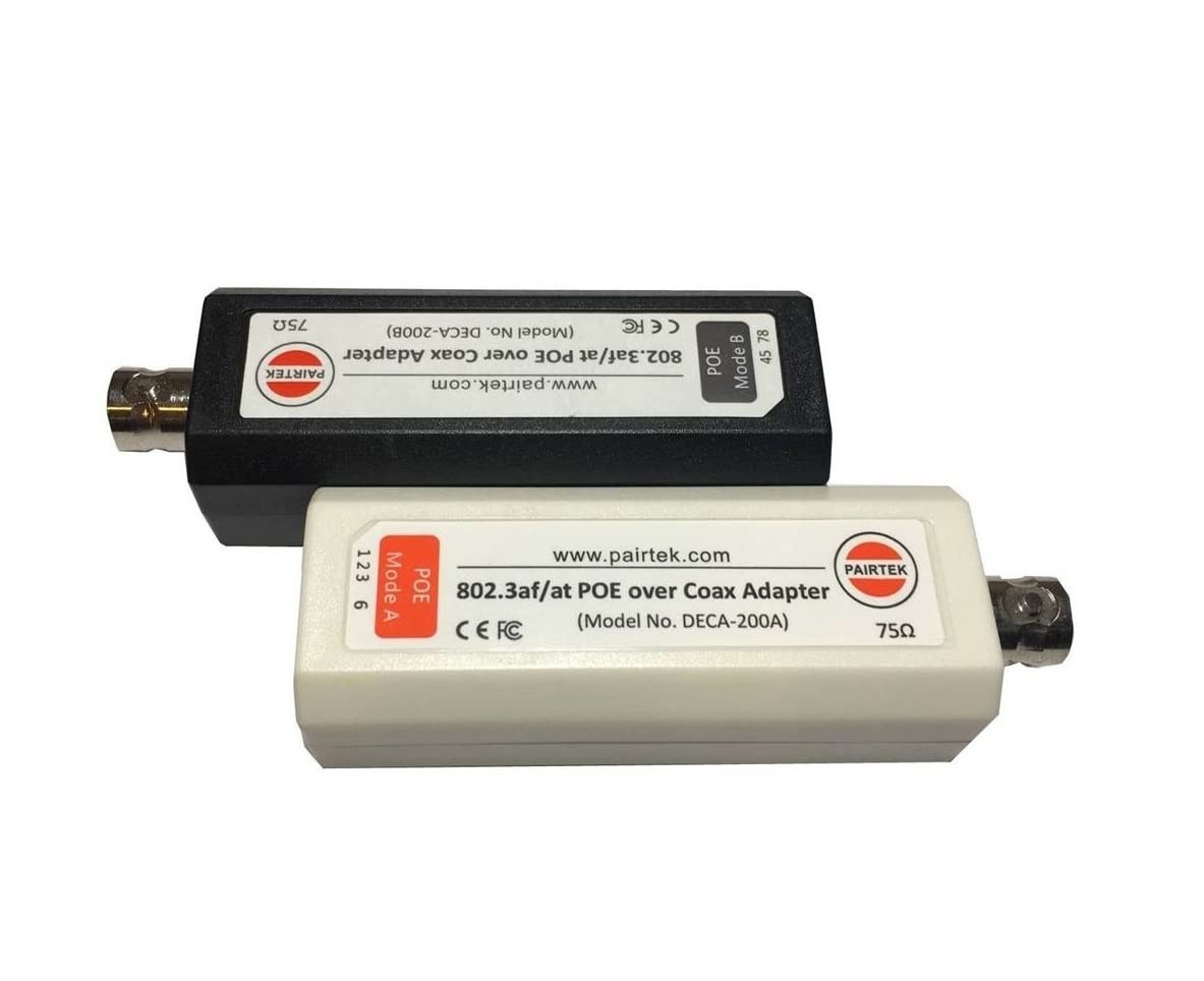 POE Ethernet-Over-Coax Adapter Kit (DECA-200) - Twin Pack - by /PAIRTEK