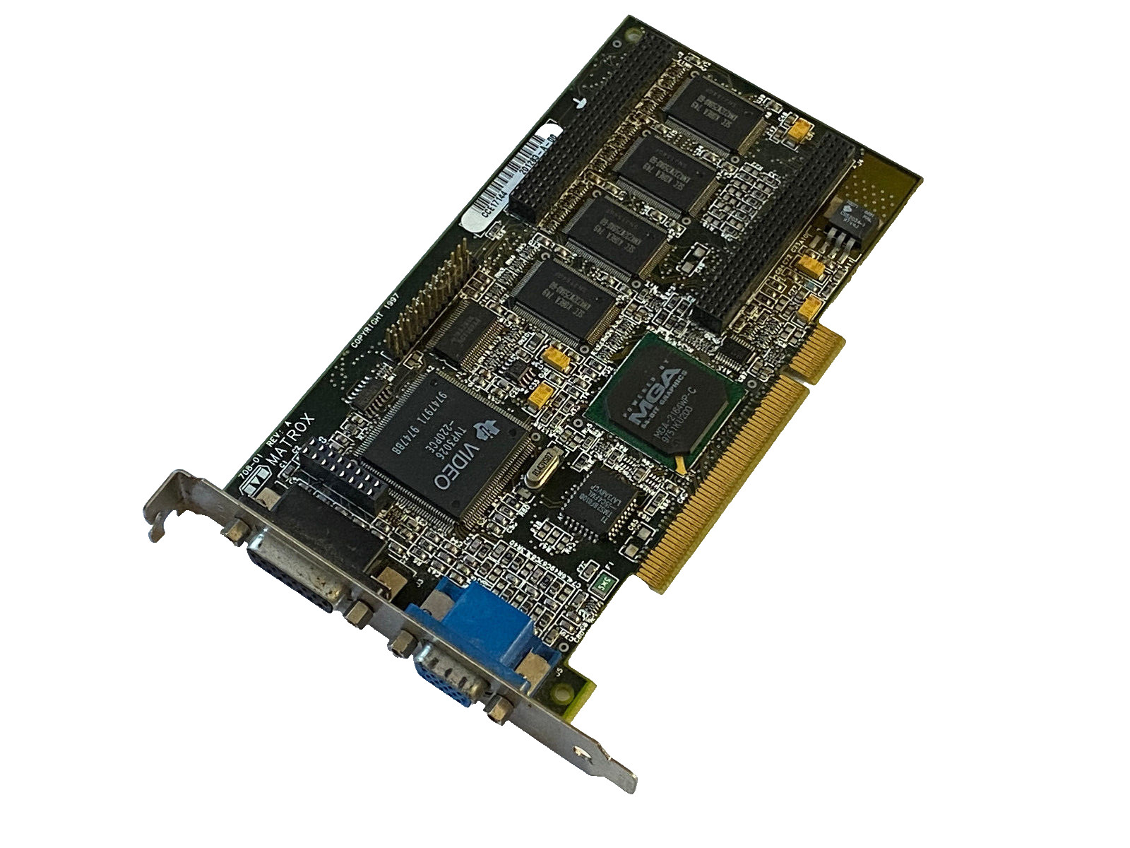 MGI Matrox 708-01 REV.A MIL2P/4/220 PCI Graphics Card