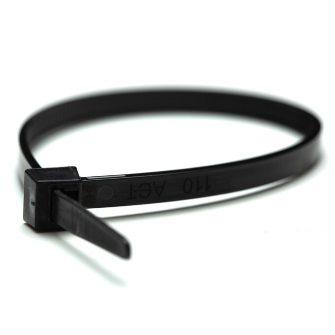 Advanced Cable Ties ACT 7”  Nylon Cable Ties (Black | 100 Pack) 50LB Made in USA