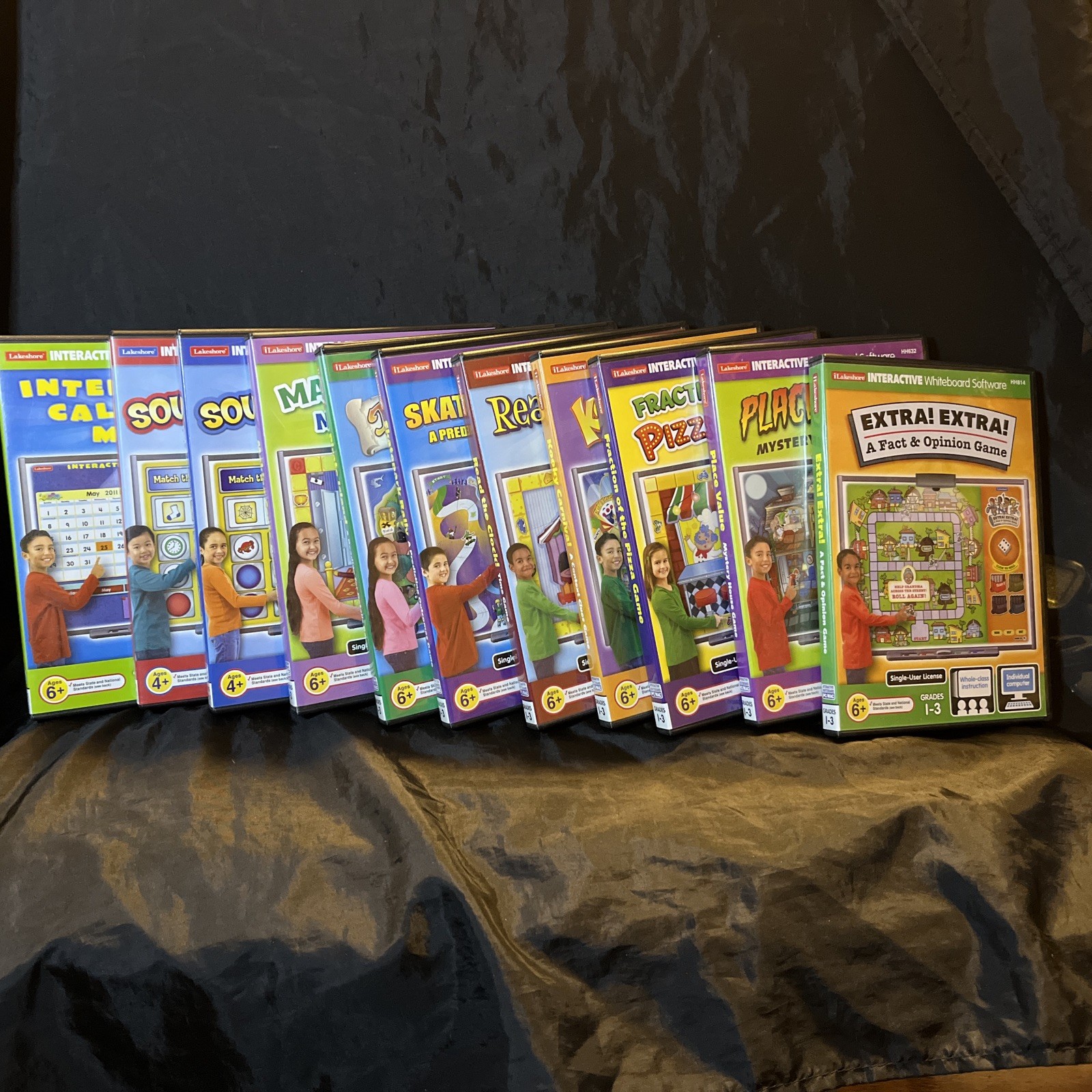 Lot 11 Lakeshore Interactive Educational Games Lot PC/Mac CD Pre K  To 3rd Grade