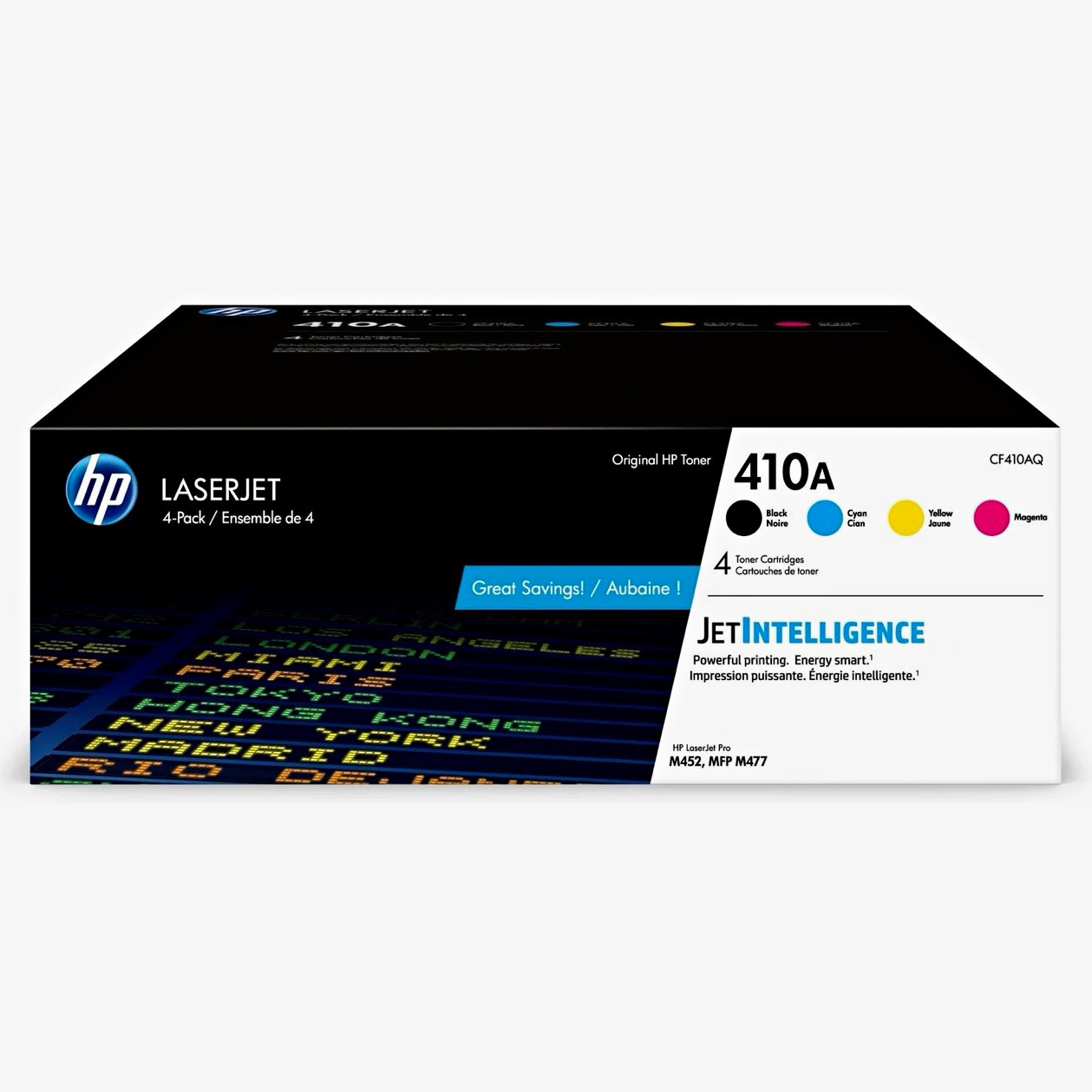 HP 410A W2040A W2041A W2042A W2043A CMYK 4 Pack Toner Cartridge Set