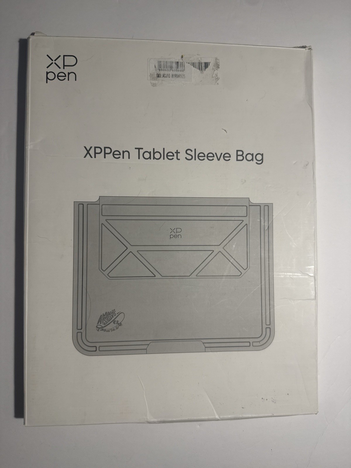 NEW XPPen ACJ10 Tablet Sleeve Bag & Folding Stand for Magic Drawing Pad - Navy