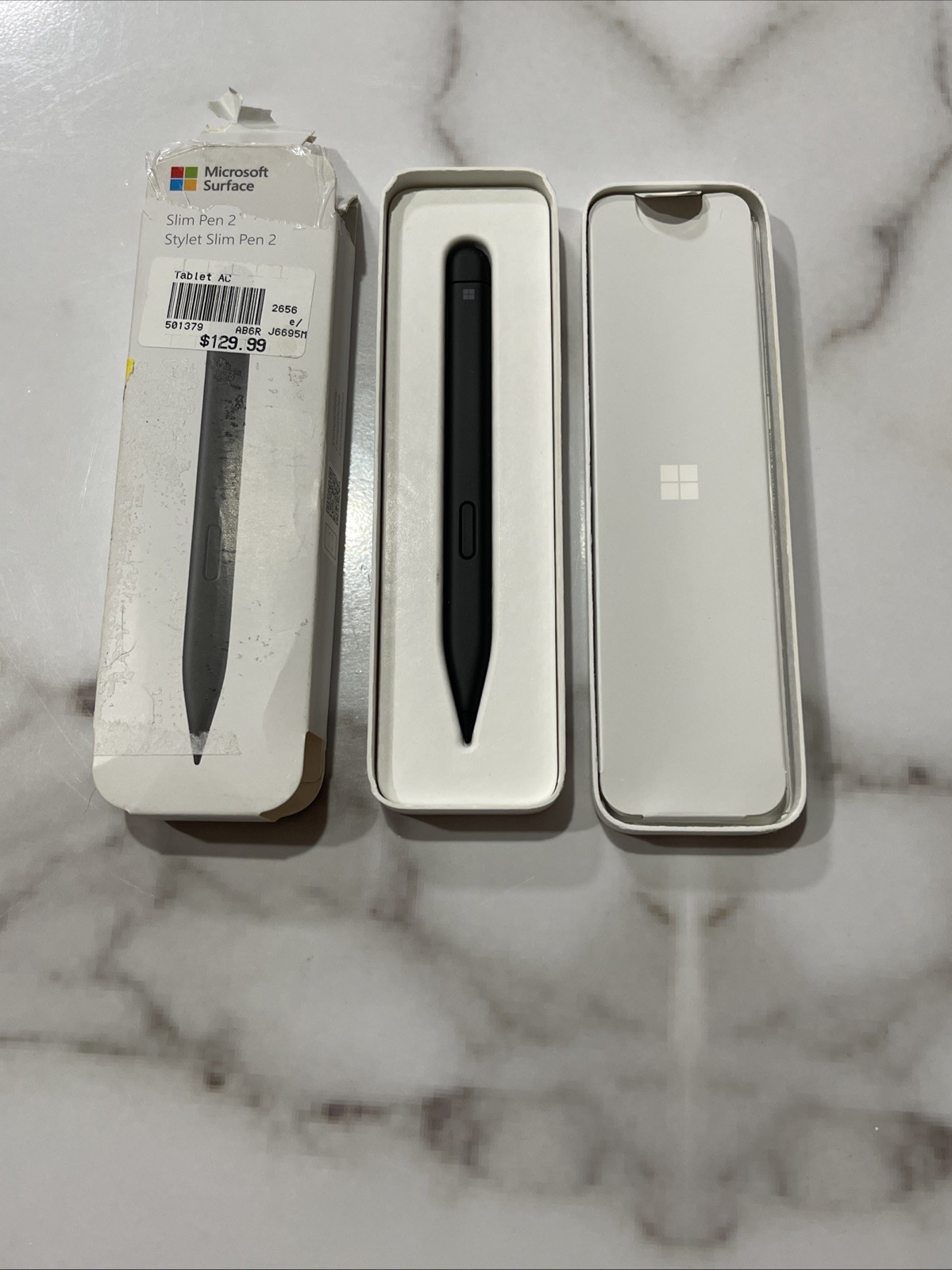 Microsoft Surface Slim Pen 2 Black Stylus – Open Box, Original Packaging