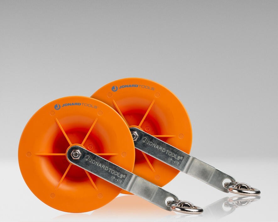 Jonard Tools Pulley for Low Voltage Electrical, Network, & COAX Cables (2 pack)